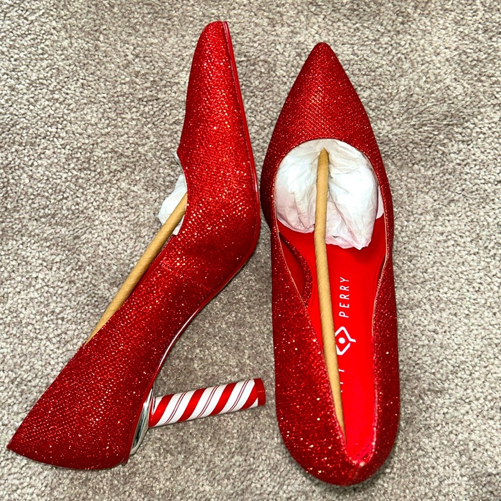 🆕 Katy Perry Candy Cane Heels